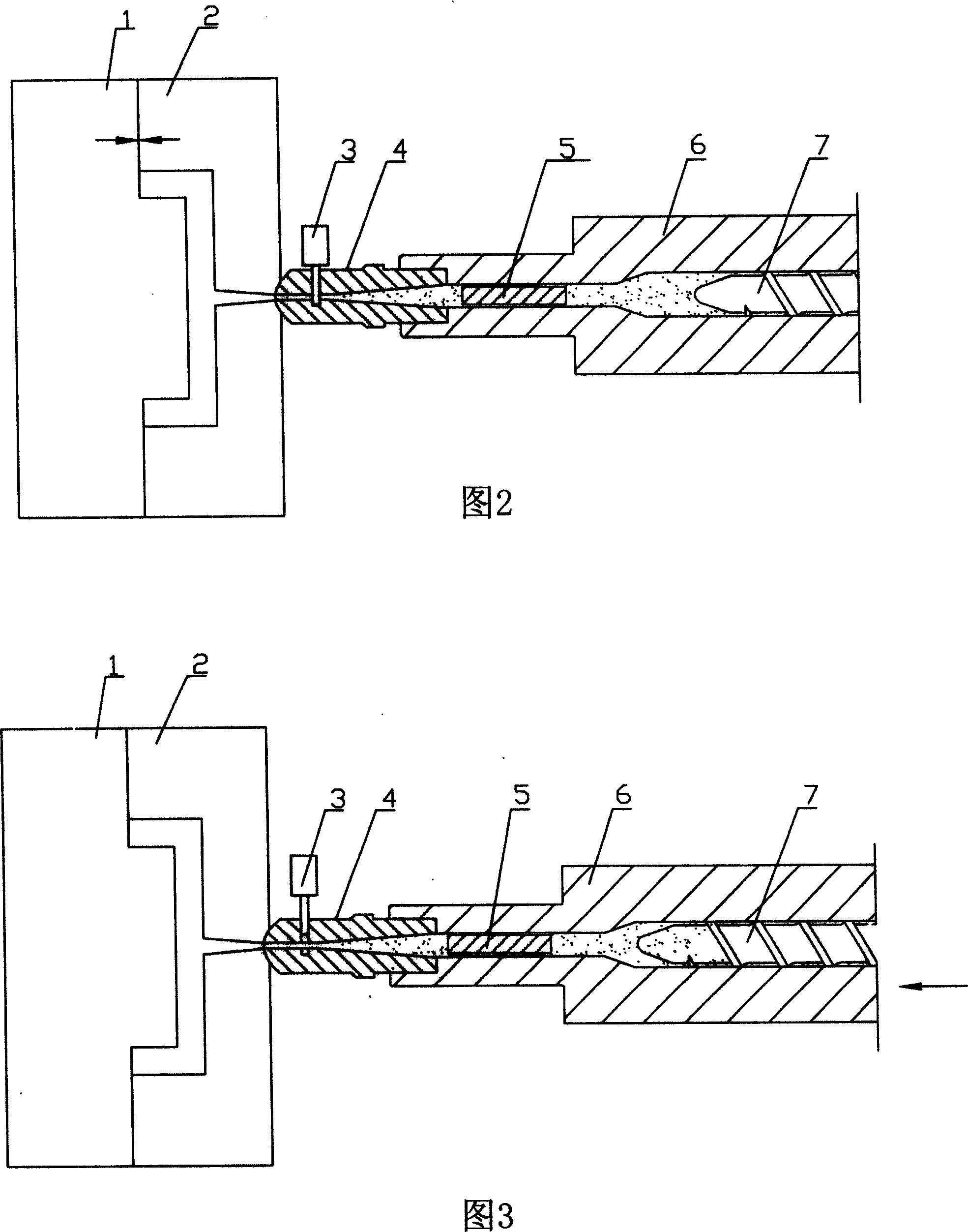 Chemical foaming prepressing high speed injection molding method