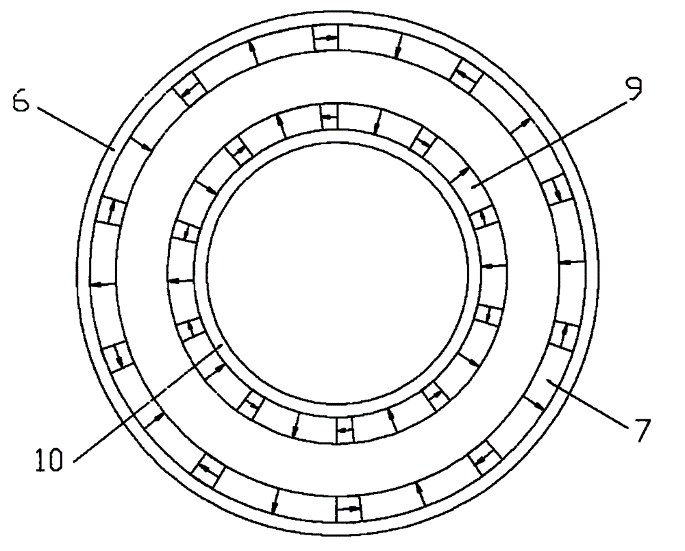 Double-rotor electromagnetic heating machine