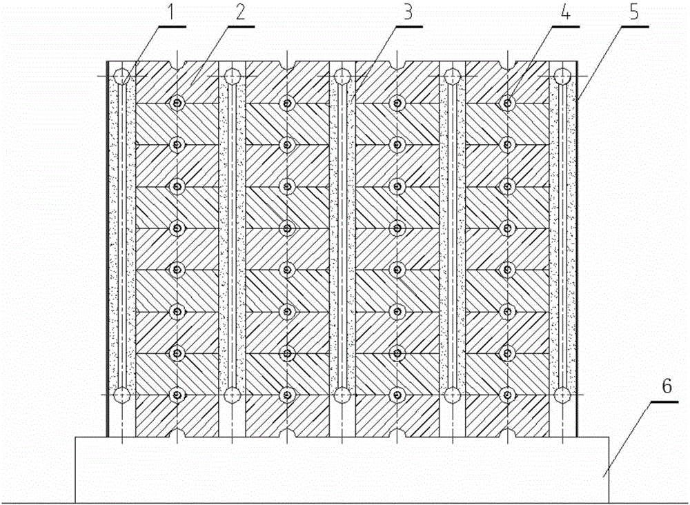 Electric heating energy storage heat supply device