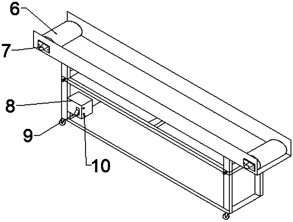 Sorting conveying device with intelligent weighing function