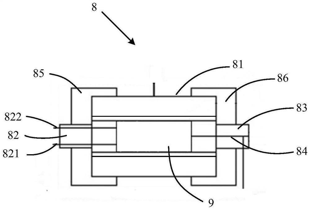 Tight gas reservoir fracturing fluid filtration damage simulation device and method