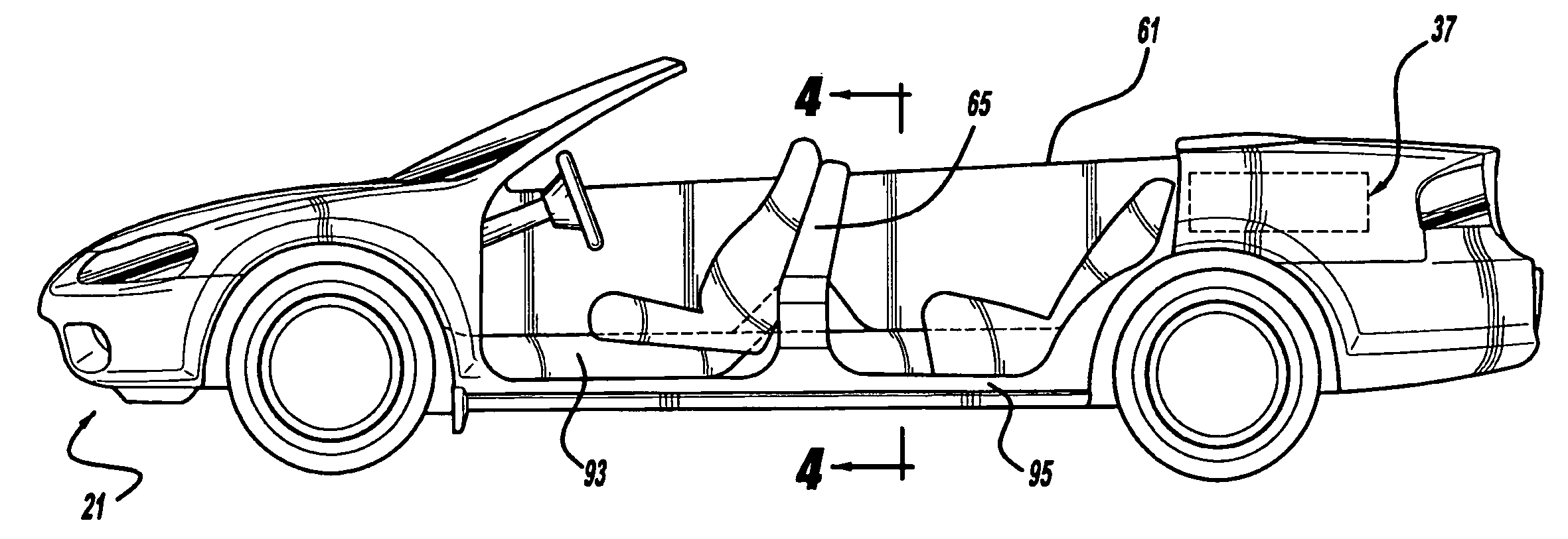 Structural reinforcement system for an automotive vehicle