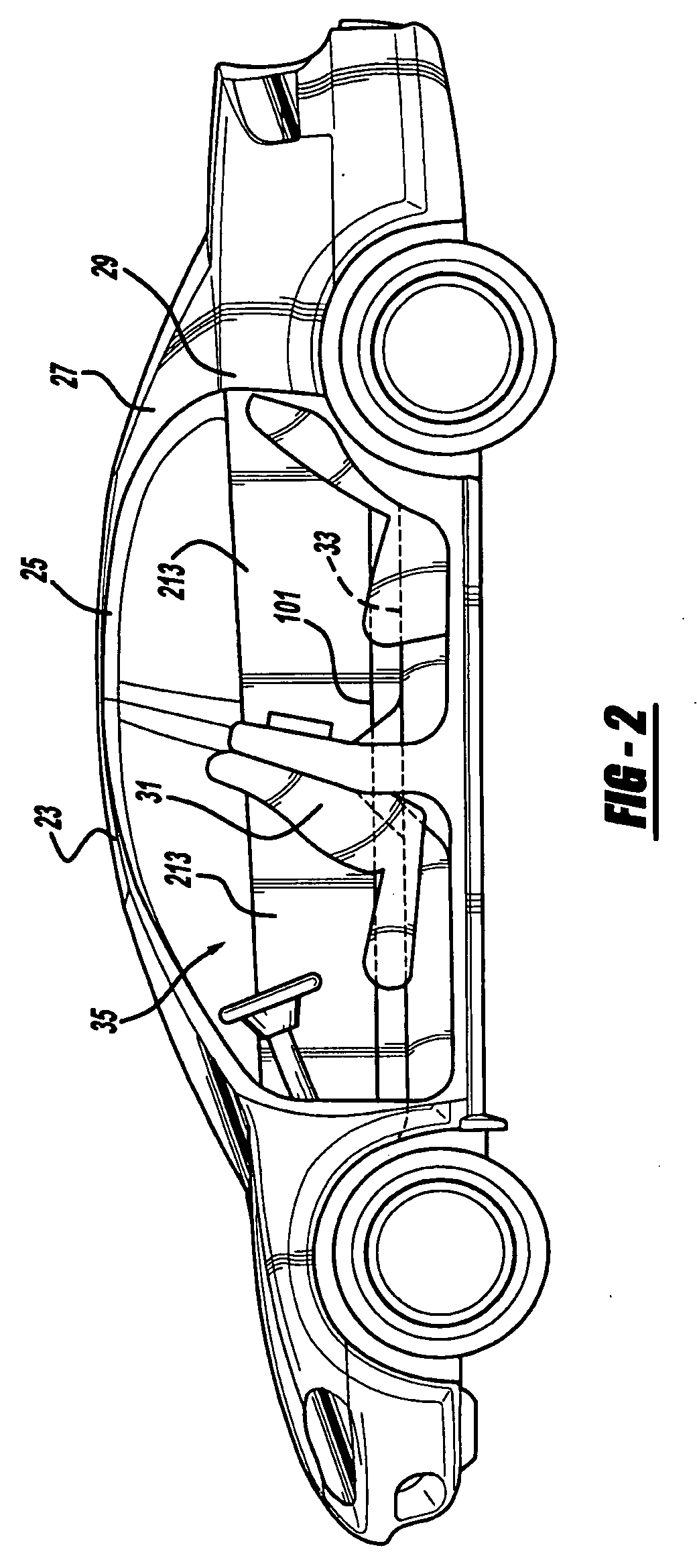 Structural reinforcement system for an automotive vehicle