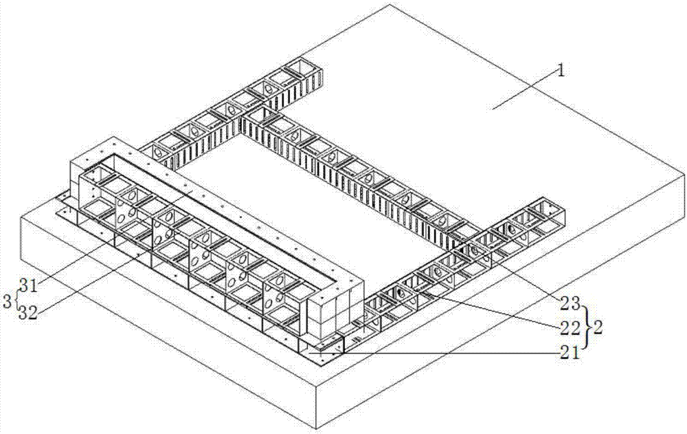 Die plate for prefabricated components