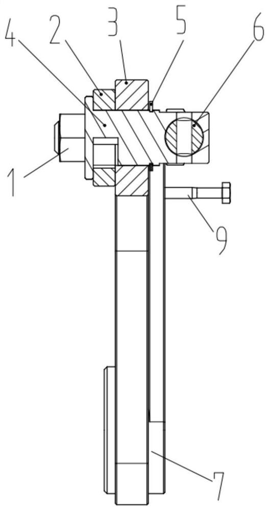 Bolt following rotation preventing device