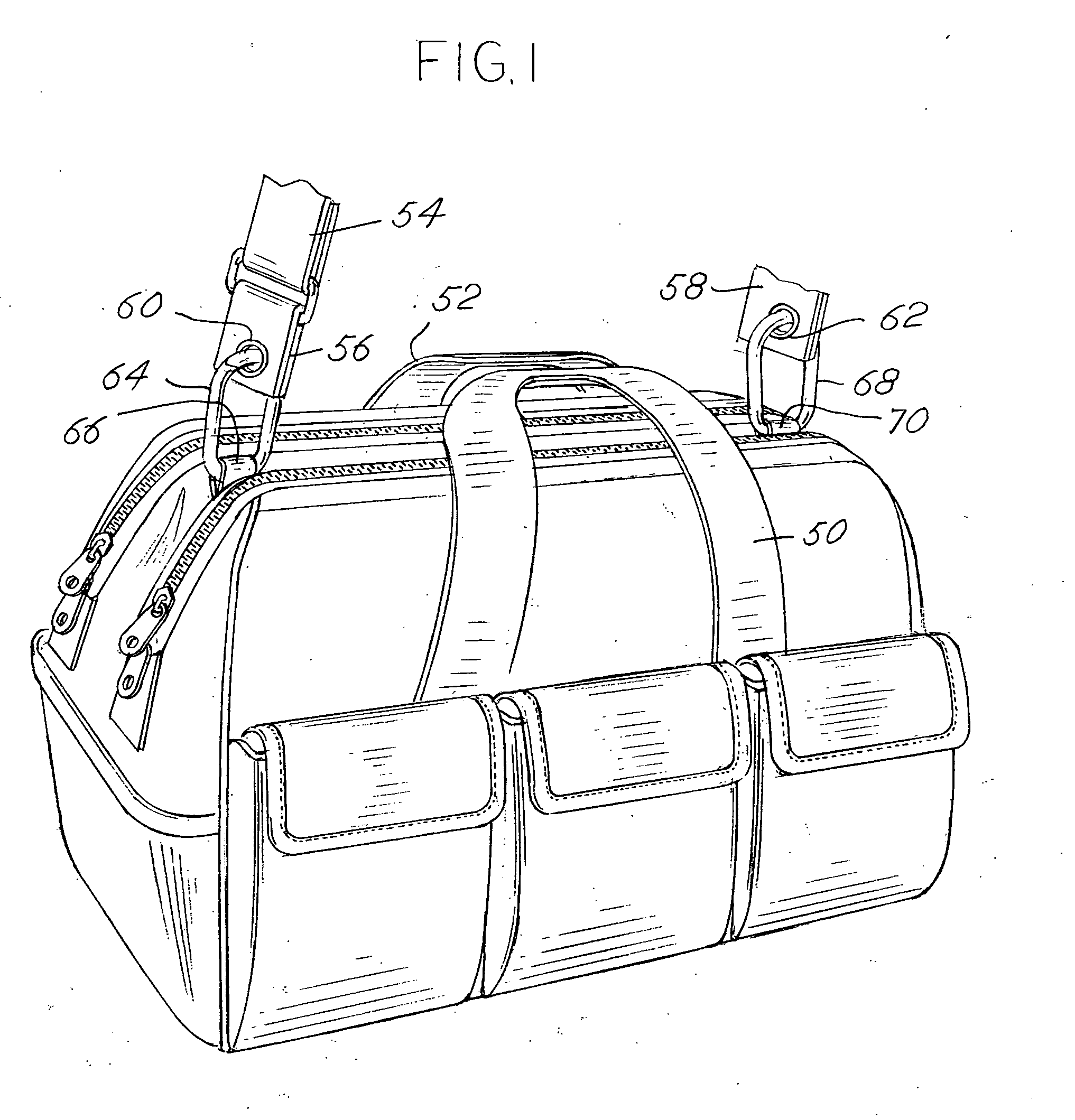 Dual compartment tool bag