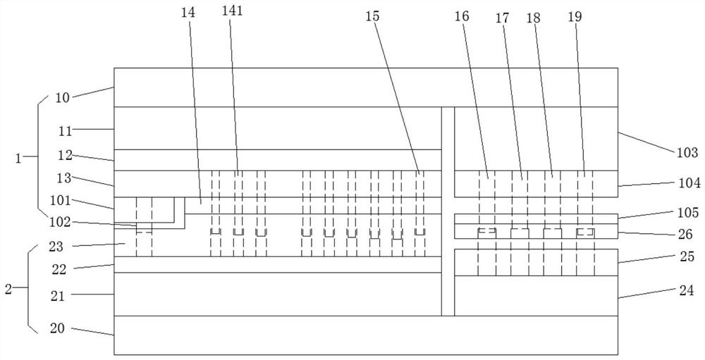 High-speed stamping die for producing metal parts