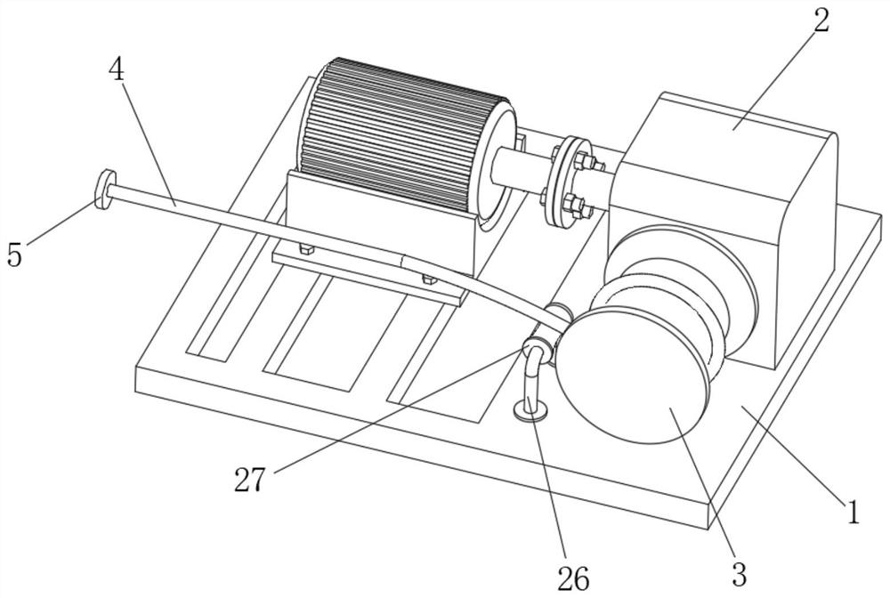 Cable threading traction device for building electrical engineering