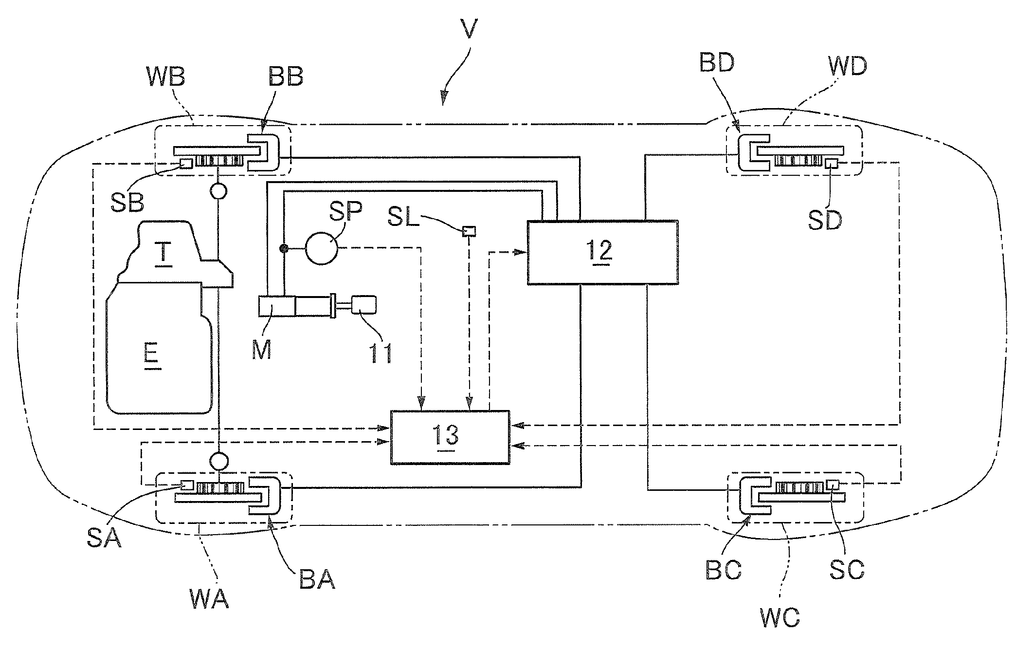 Vehicle brake fluid pressure control apparatus