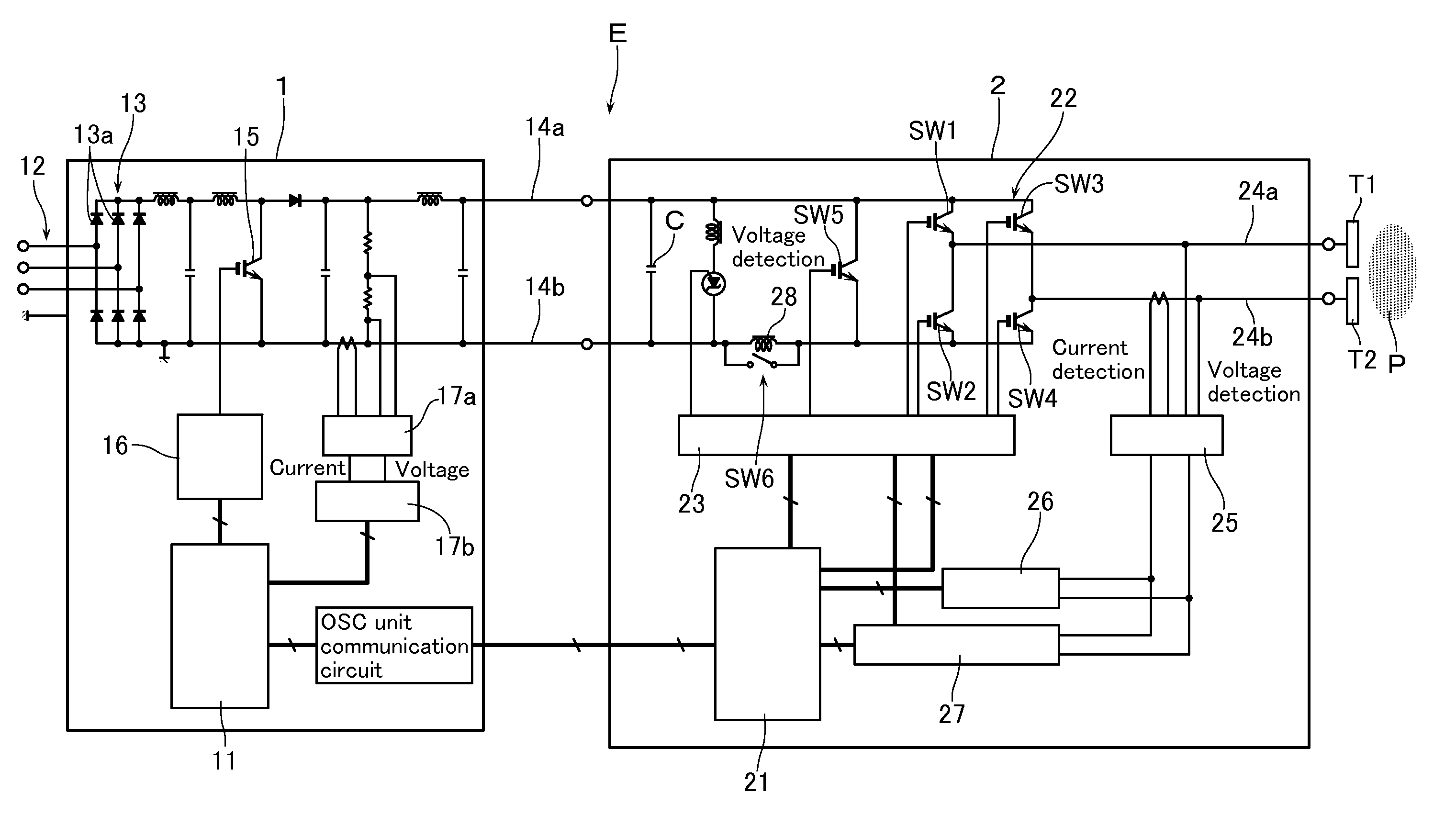 Bipolar pulsed power supply and power supply apparatus having plurality of bipolar pulsed power supplies
