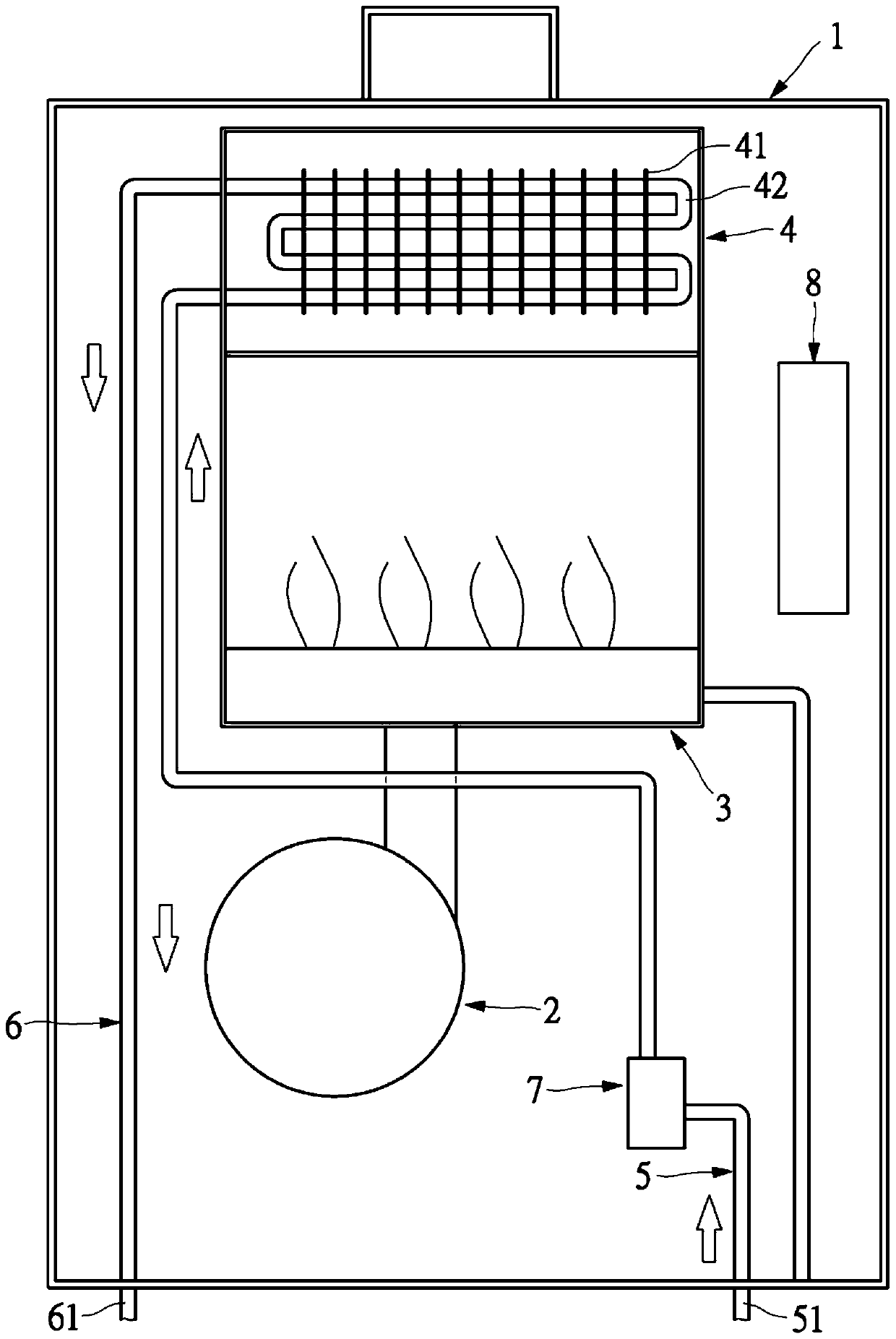 Gas water heater and its composite heat exchanger