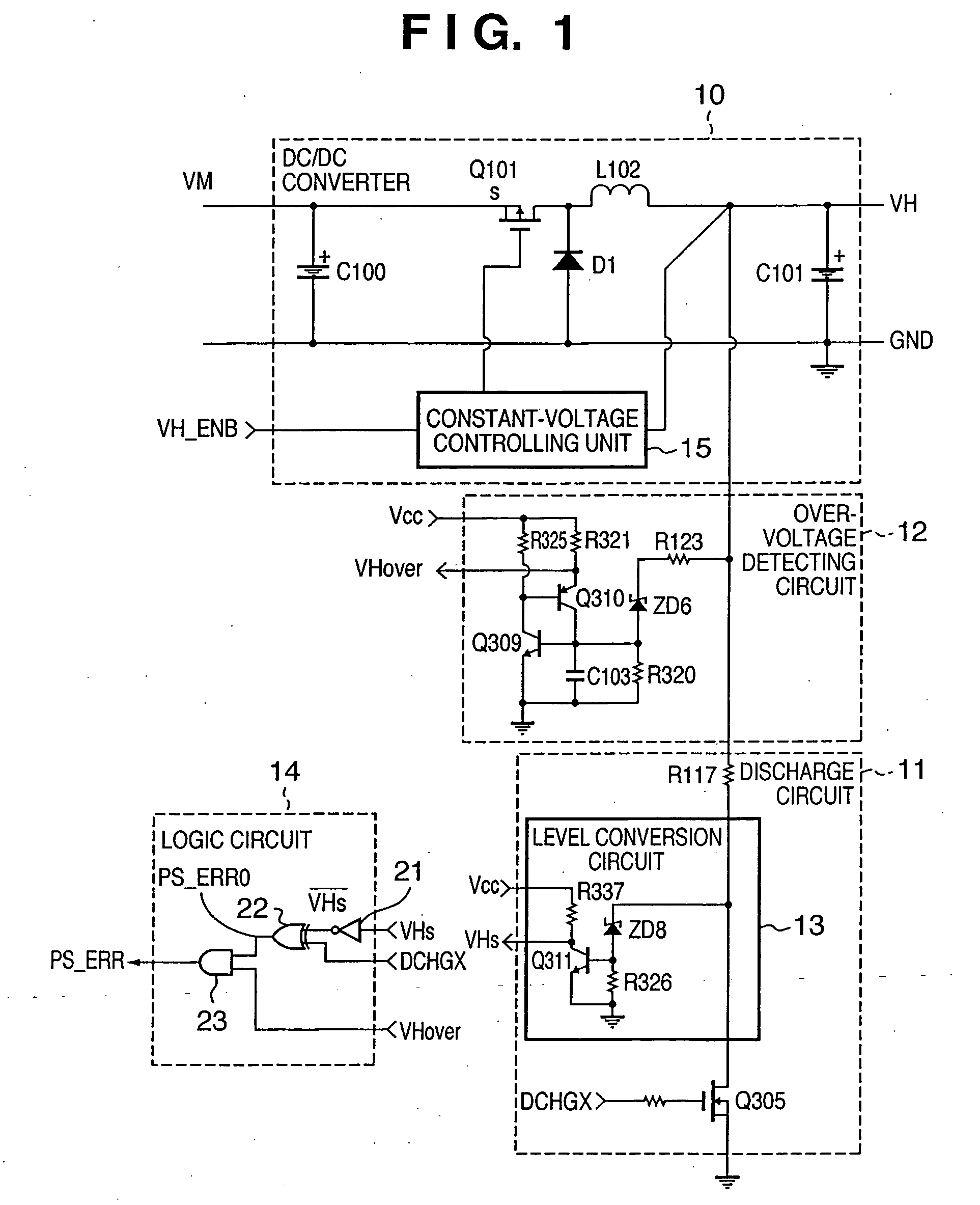Power supply control circuit, electronic device, and printing apparatus
