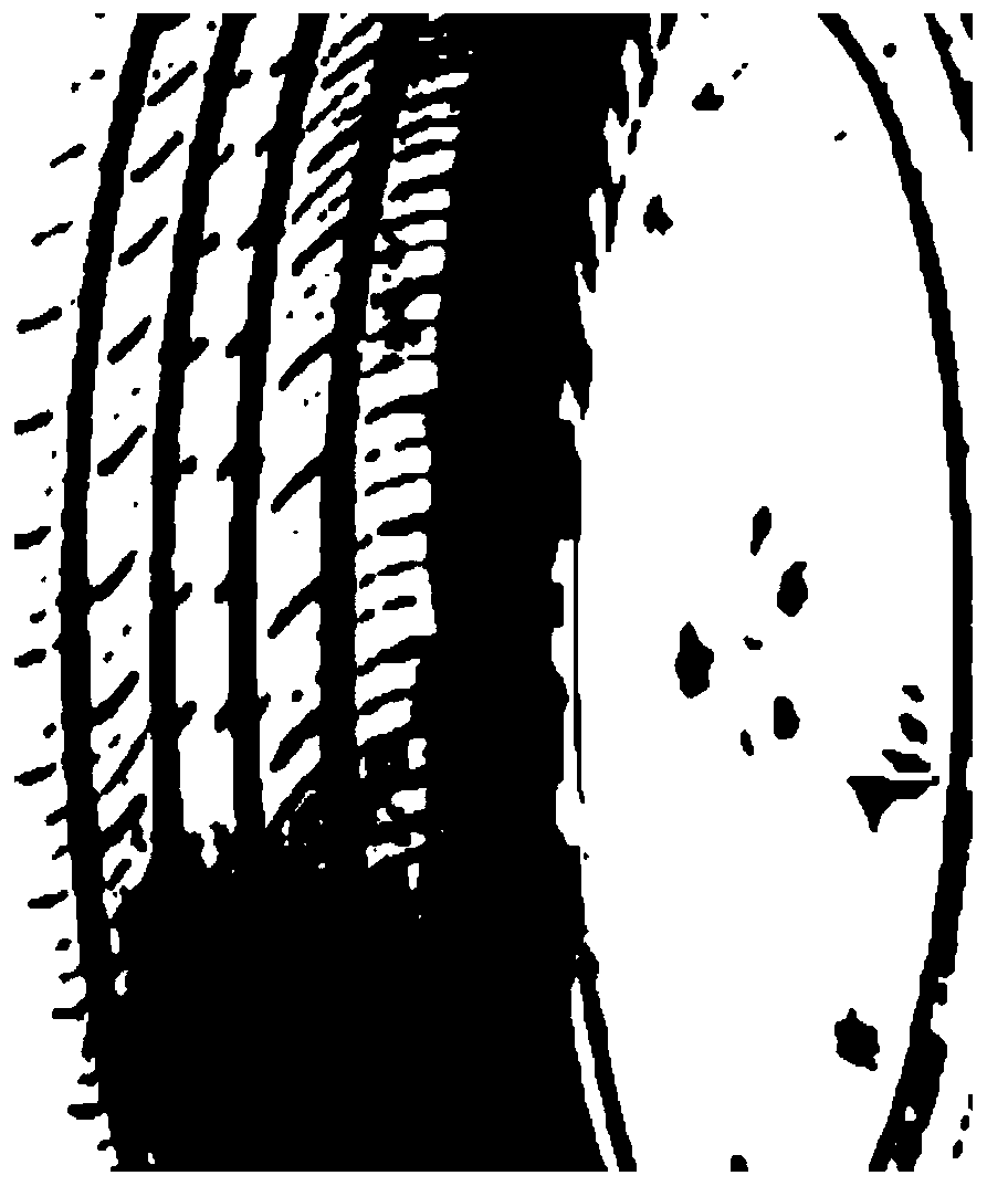 Tire pattern similarity detection method