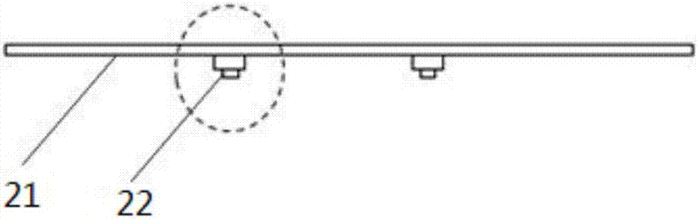 Direct-descend type LED light source module, backlight module and display panel