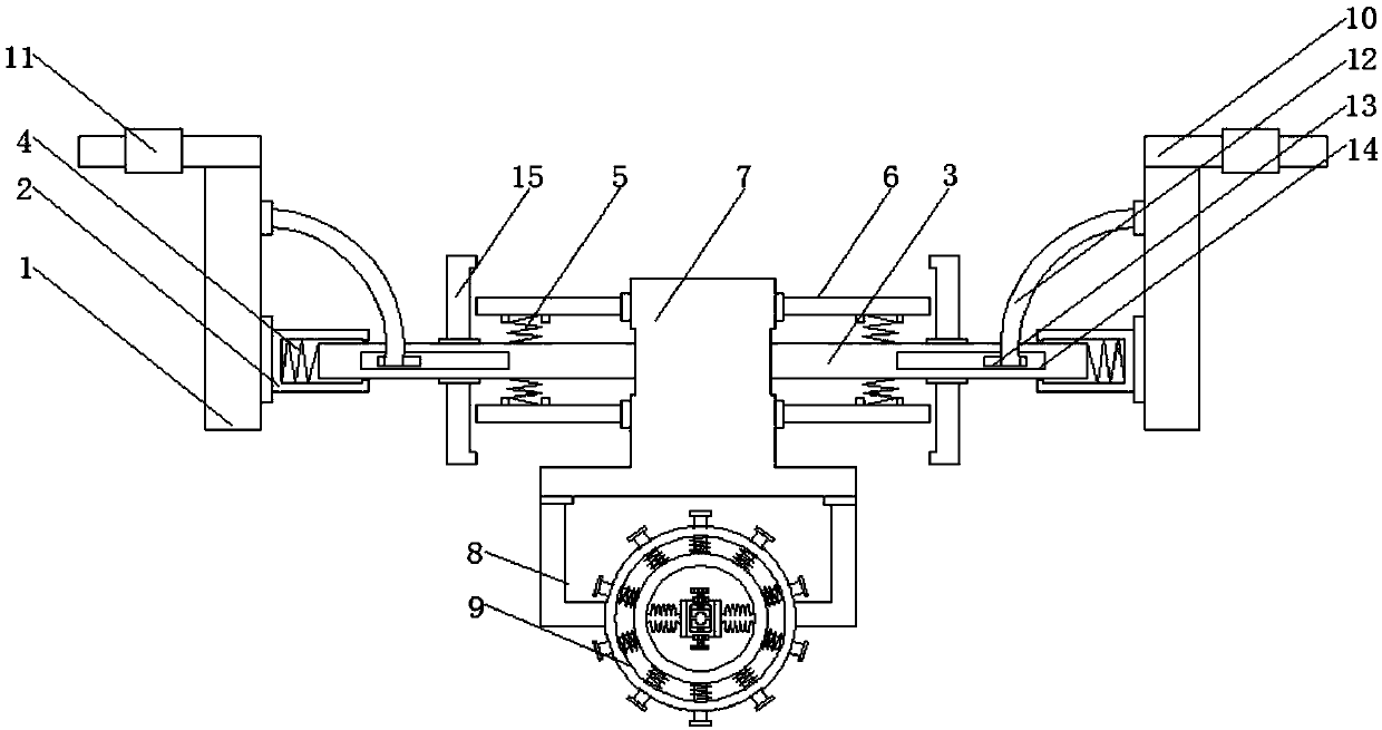 Power transmission buffer device for electric tower