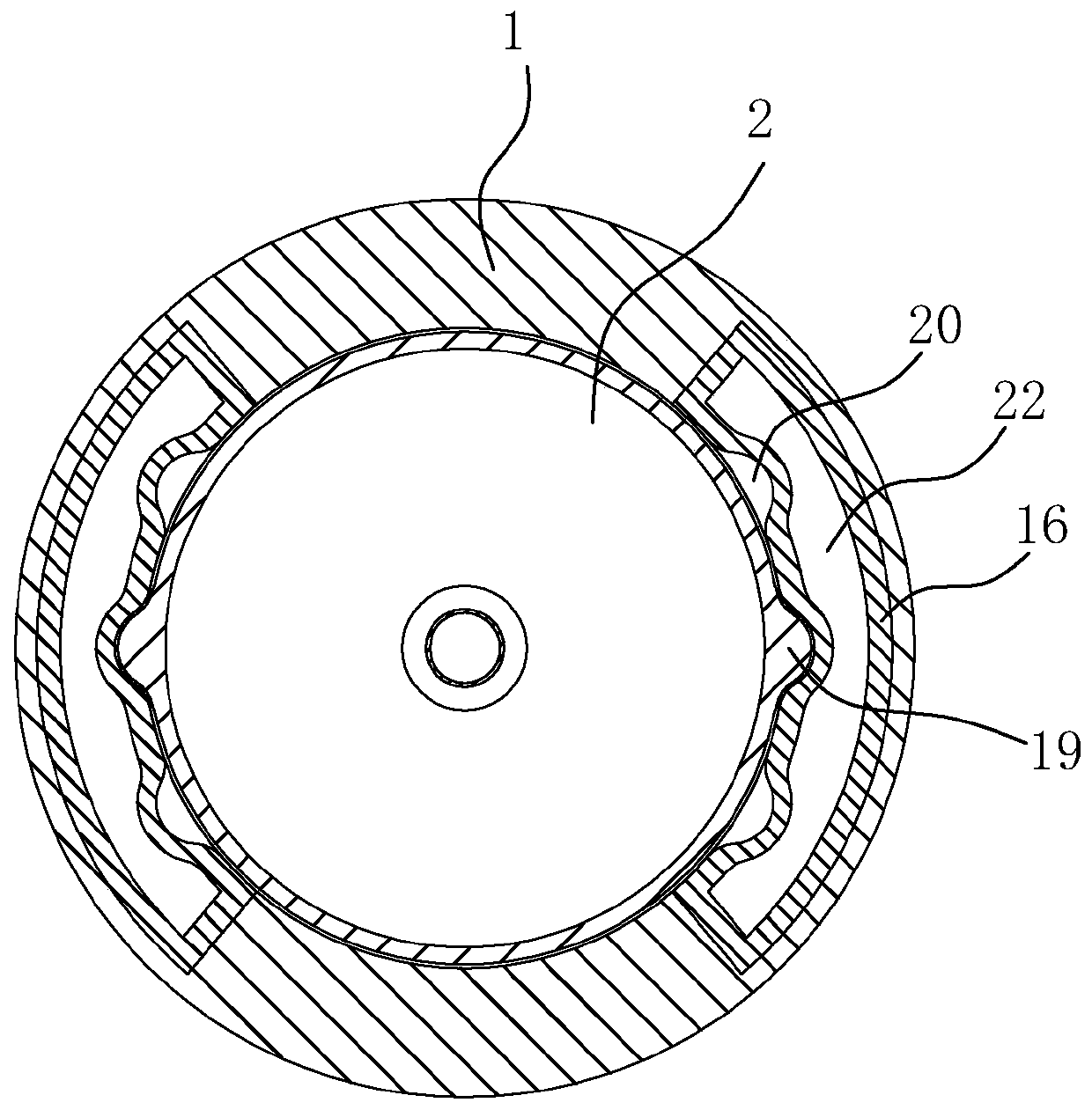 Mechanical heating cup