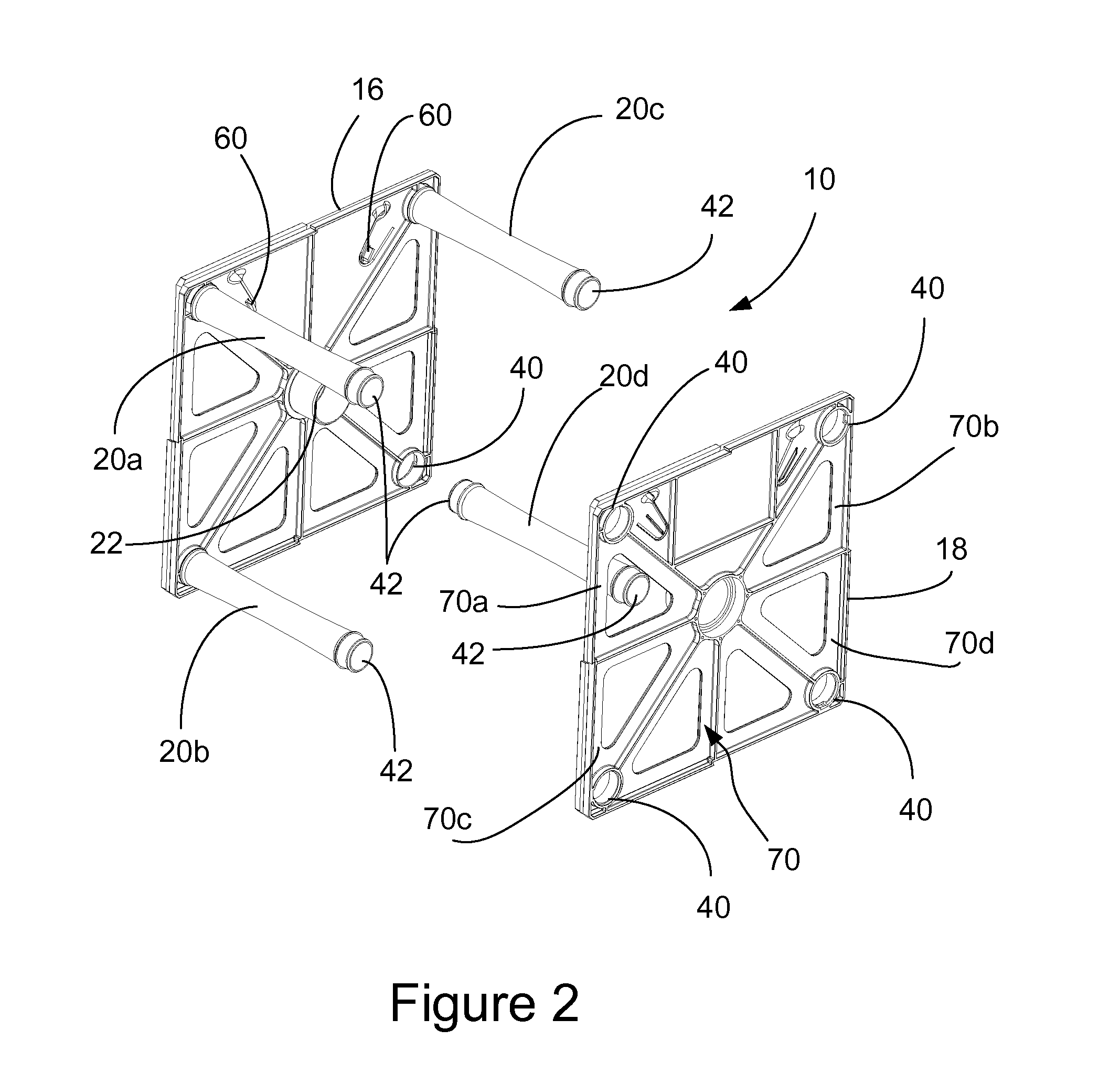 Device for dispensing a telecommunication cable from a reel