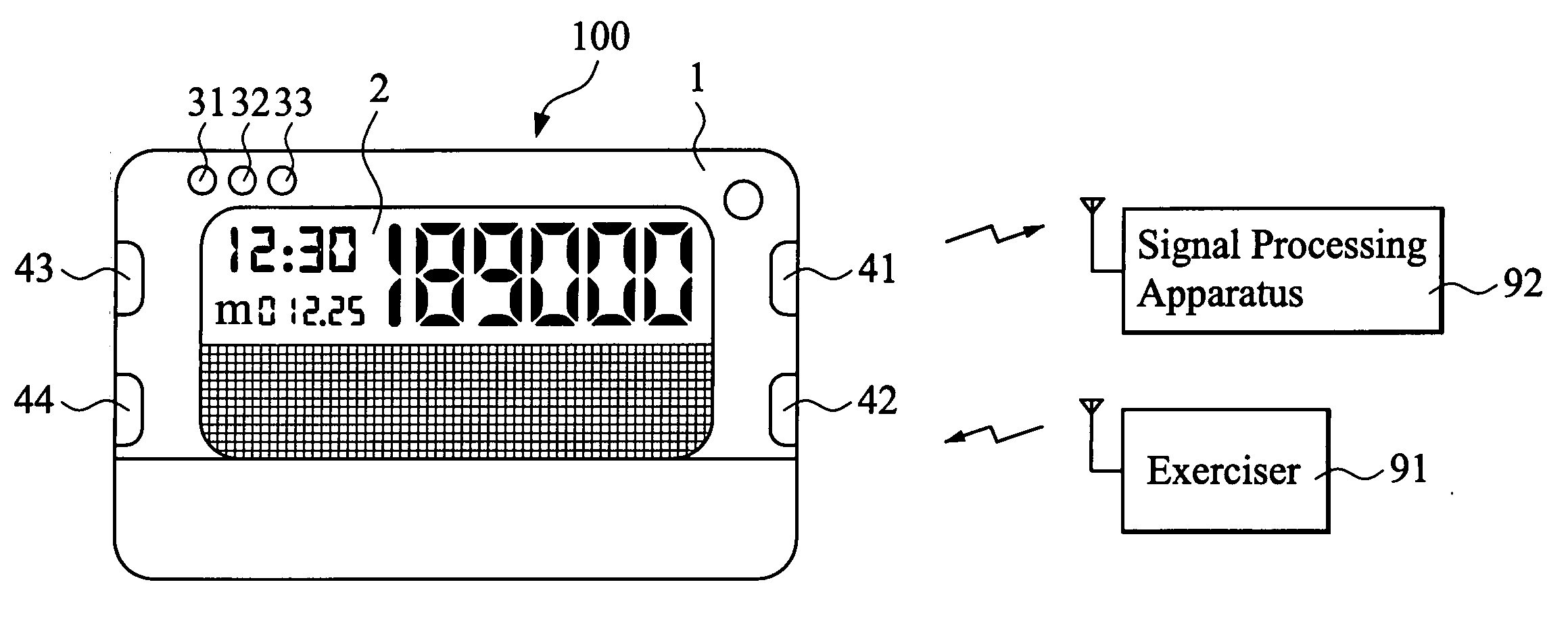 Portable health information displaying and managing device