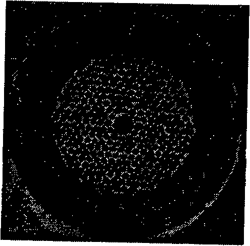 Hollow photon crystal optical fiber based Fabry-perot interferometer sensor and its production method