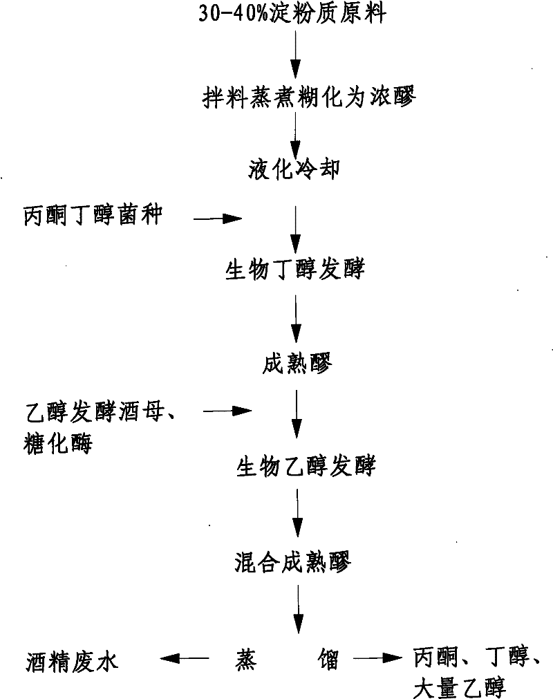 Bio butanol co-digestion bio-ethanol production method