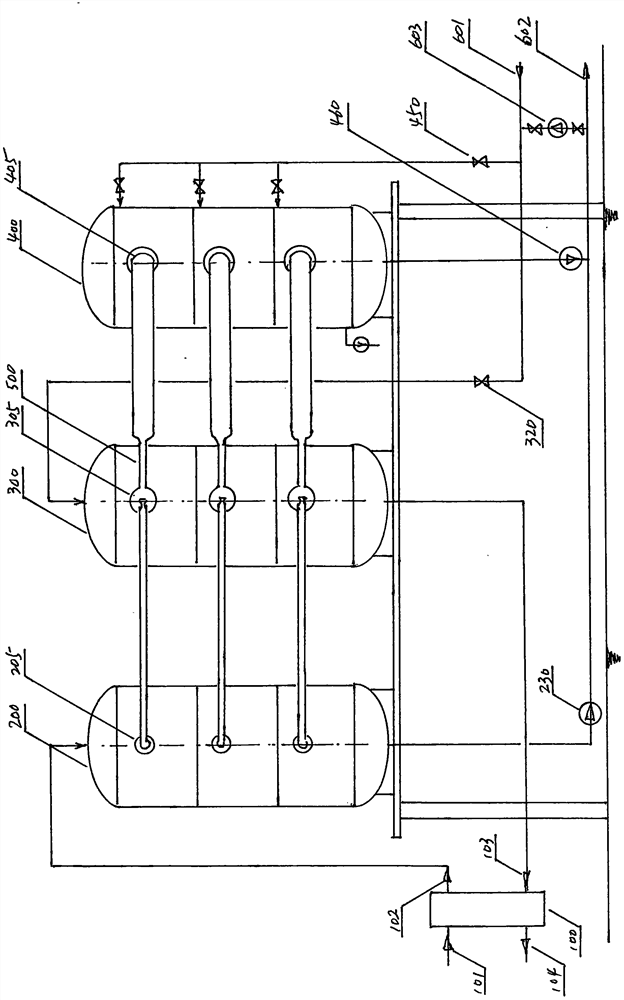 Direct-connected large temperature difference heat exchange device