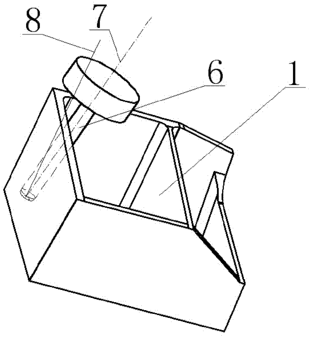 Numerical control processing method for corner of groove cavity
