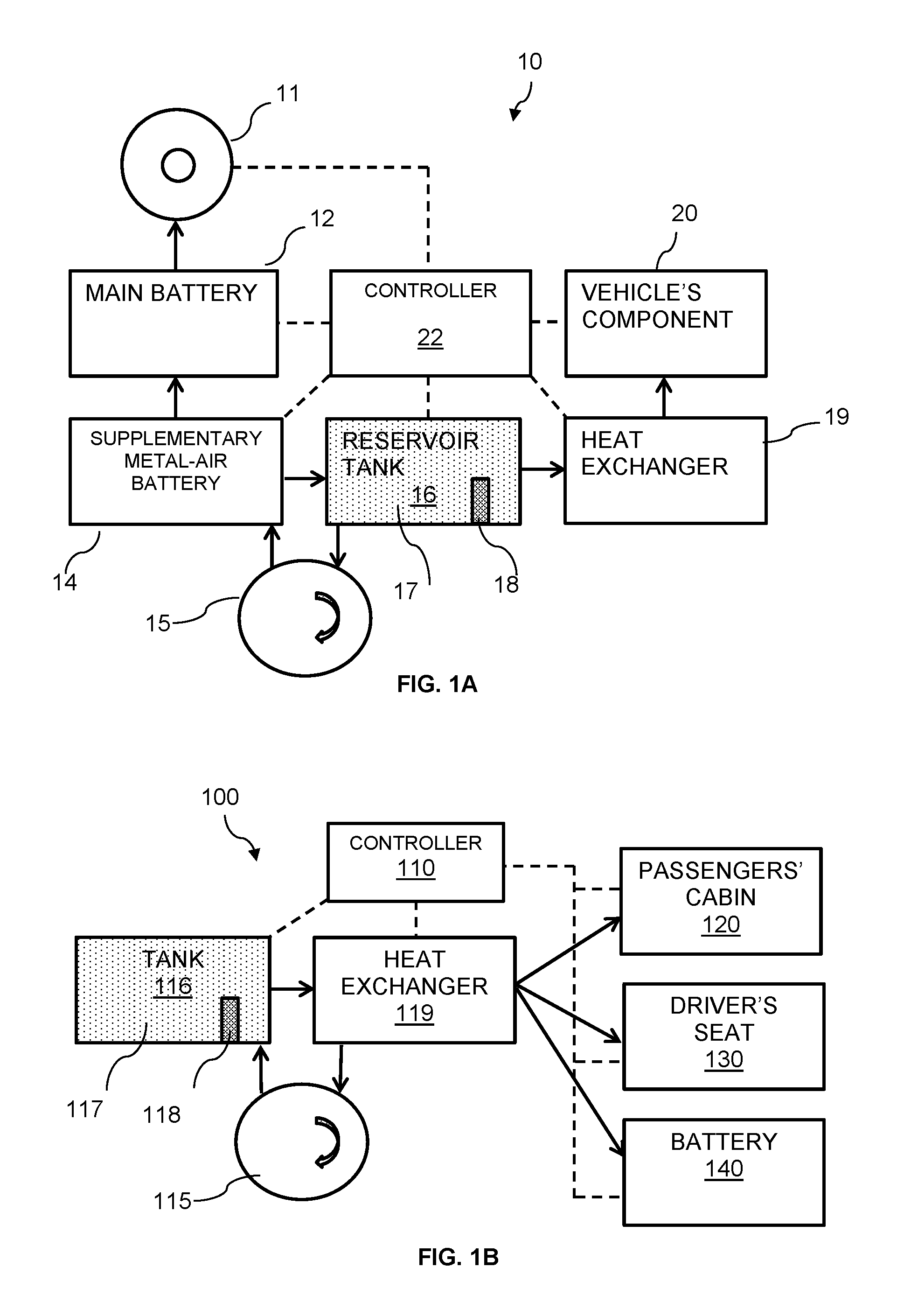 Thermal battery for heating vehicles