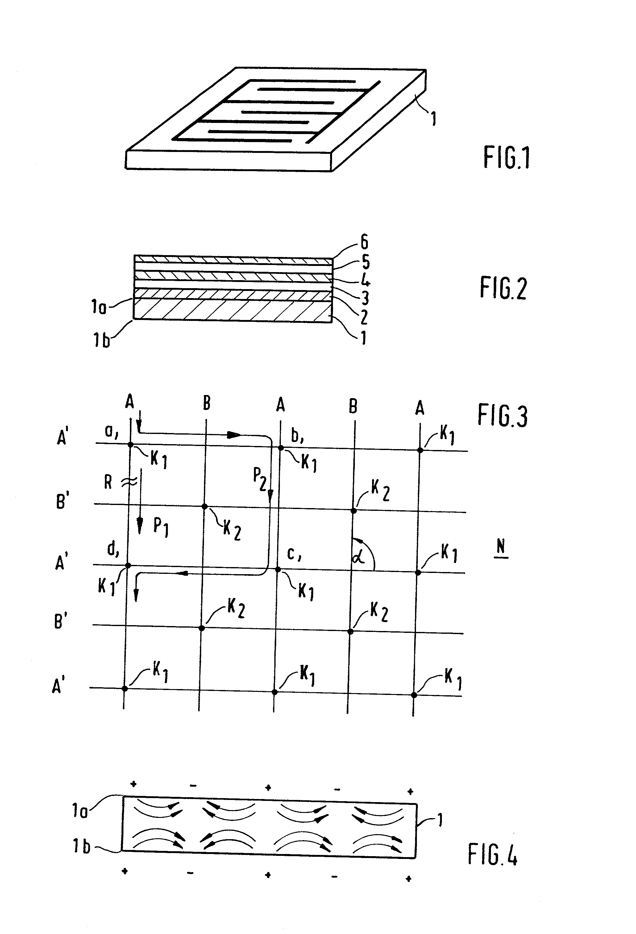 Form-adaptable electrode structure in layer construction