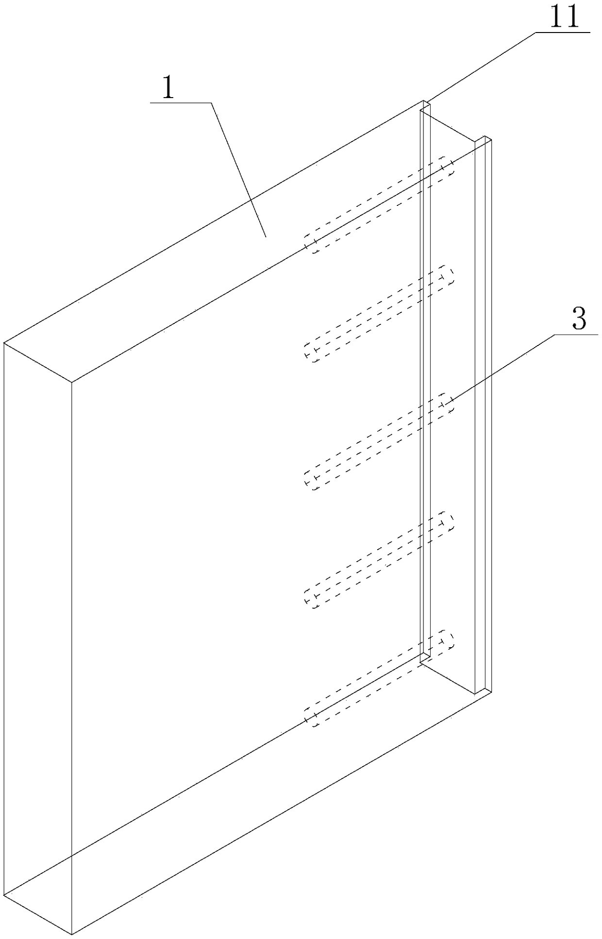 Special-shaped prefabricated prestressed wall connecting structure and assembly method