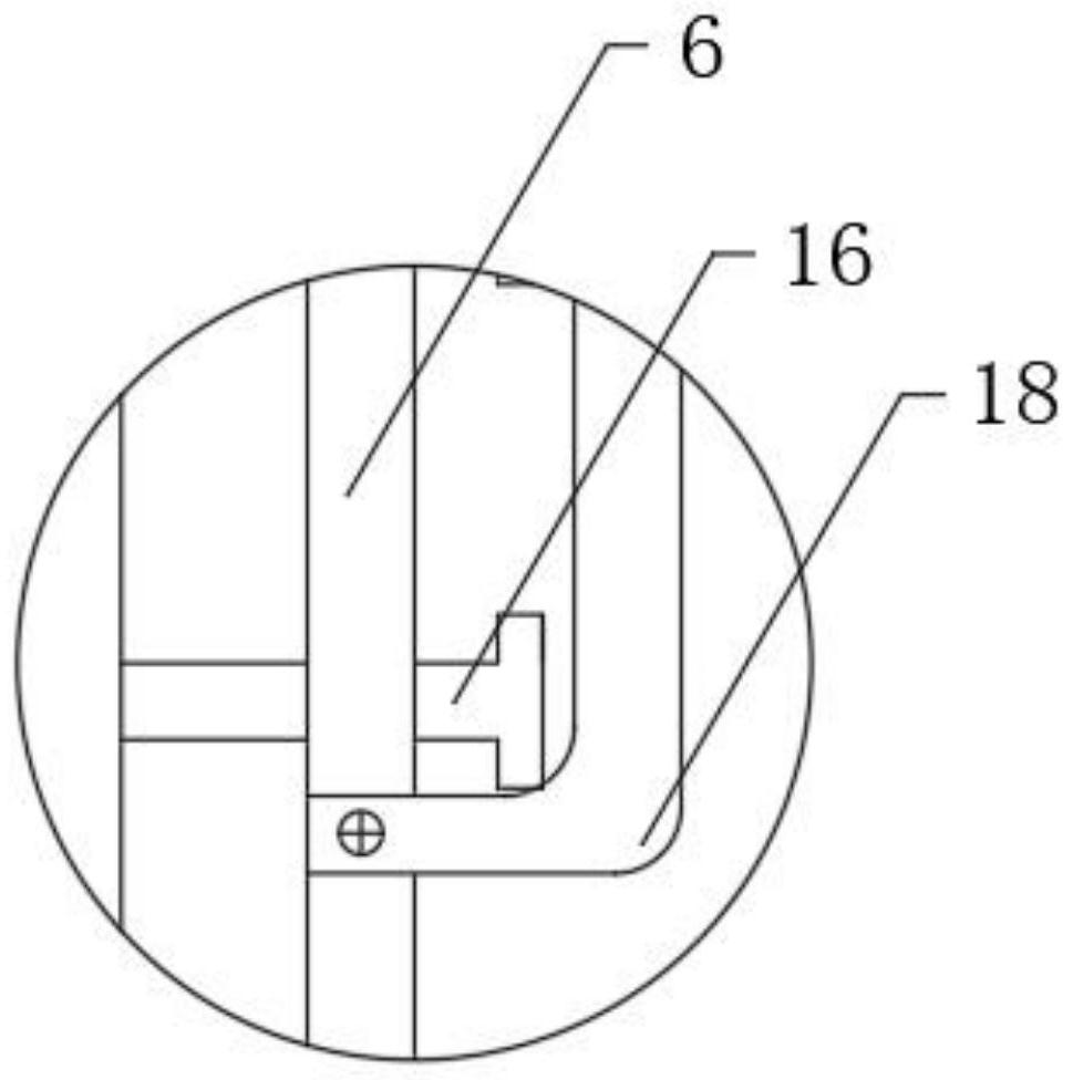 Motorcycle goods shelf with limiting and fixing functions