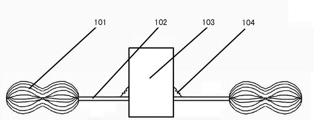 Device for comprehensively preventing guide line from oscillating