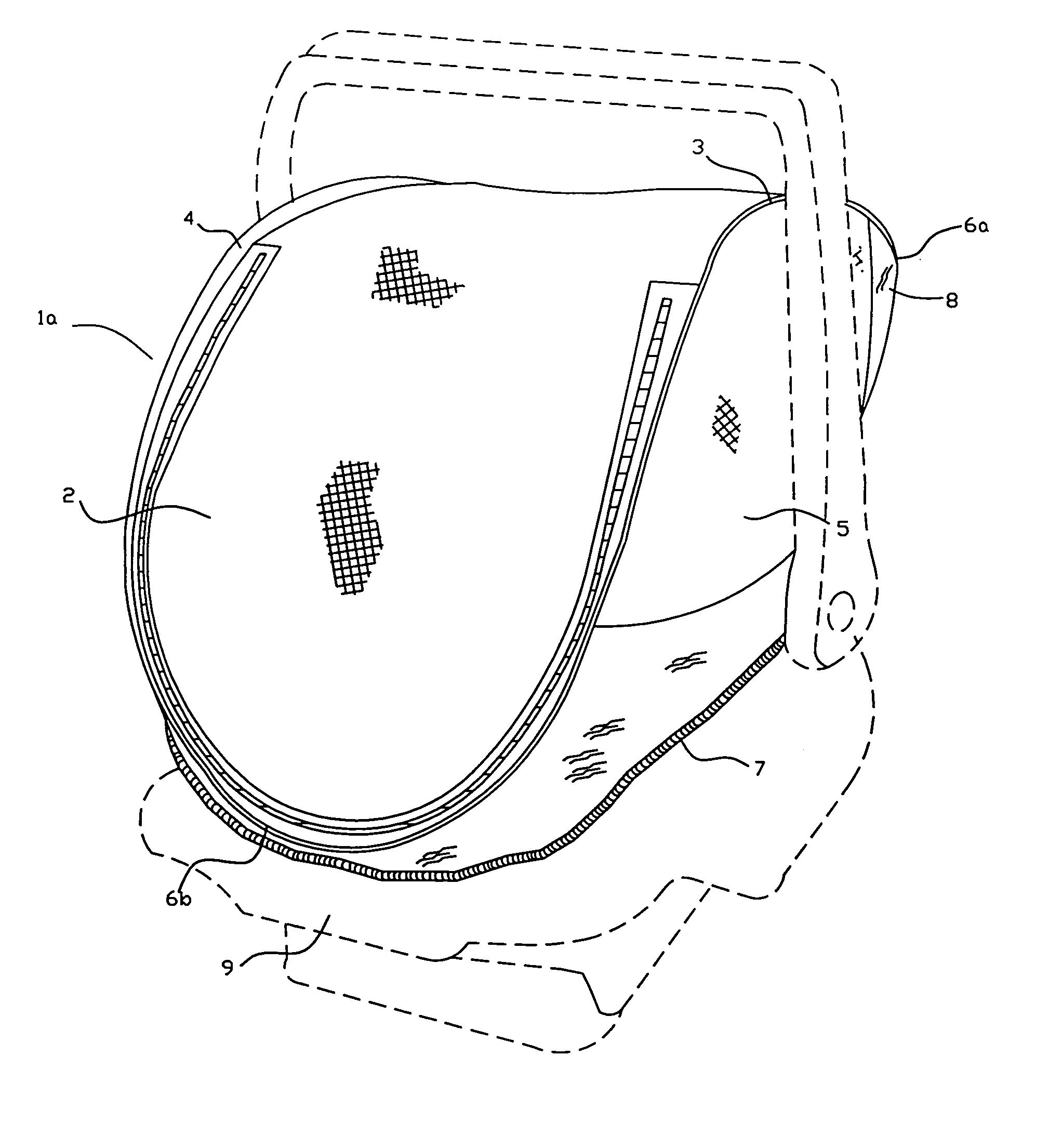 Collapsible cover for seating unit