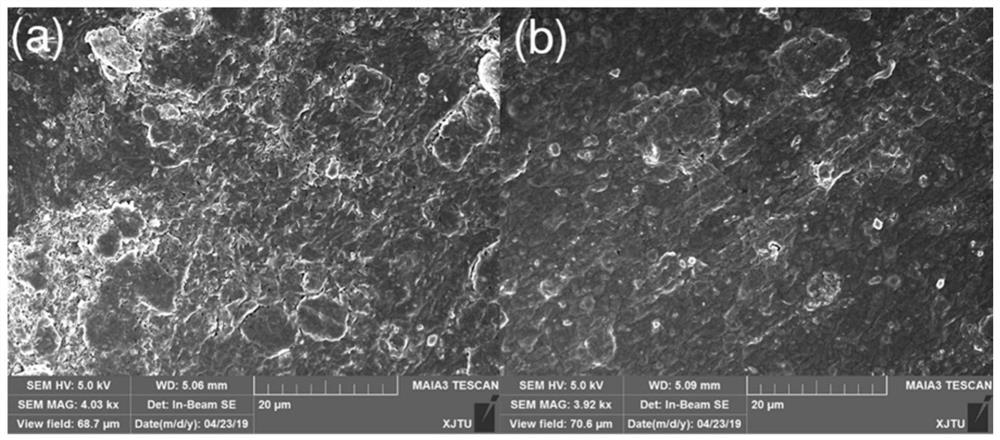 A graphene water-based epoxy composite coating suitable for high chlorine saturated carbon dioxide environment and its preparation method and application
