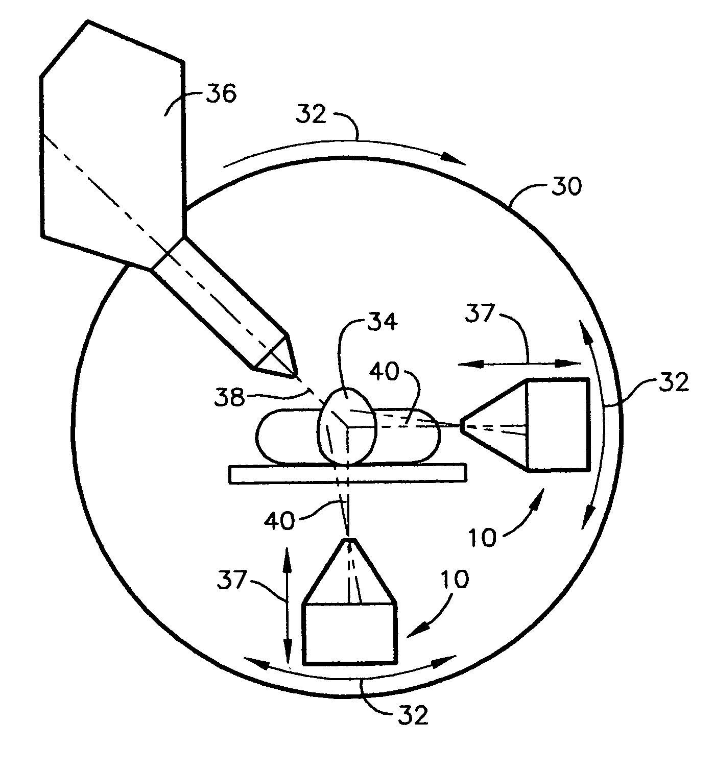 Method and apparatus for real time imaging and monitoring of radiotherapy beams