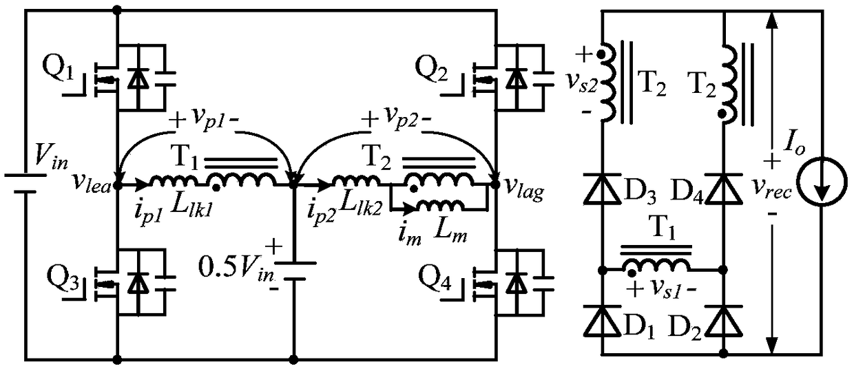 A hybrid rectifier zero voltage switching full bridge DC/DC converter