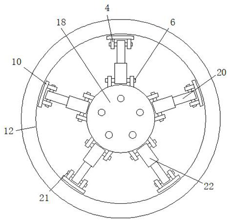 High-rise building shock isolation and absorption recovery device