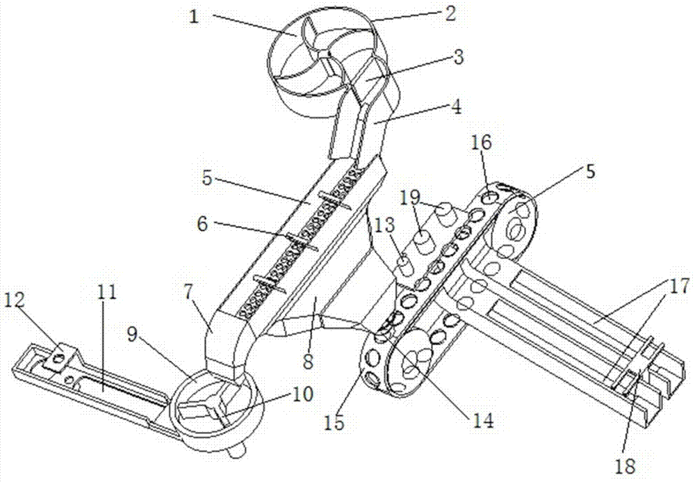 A coin screening and separating device