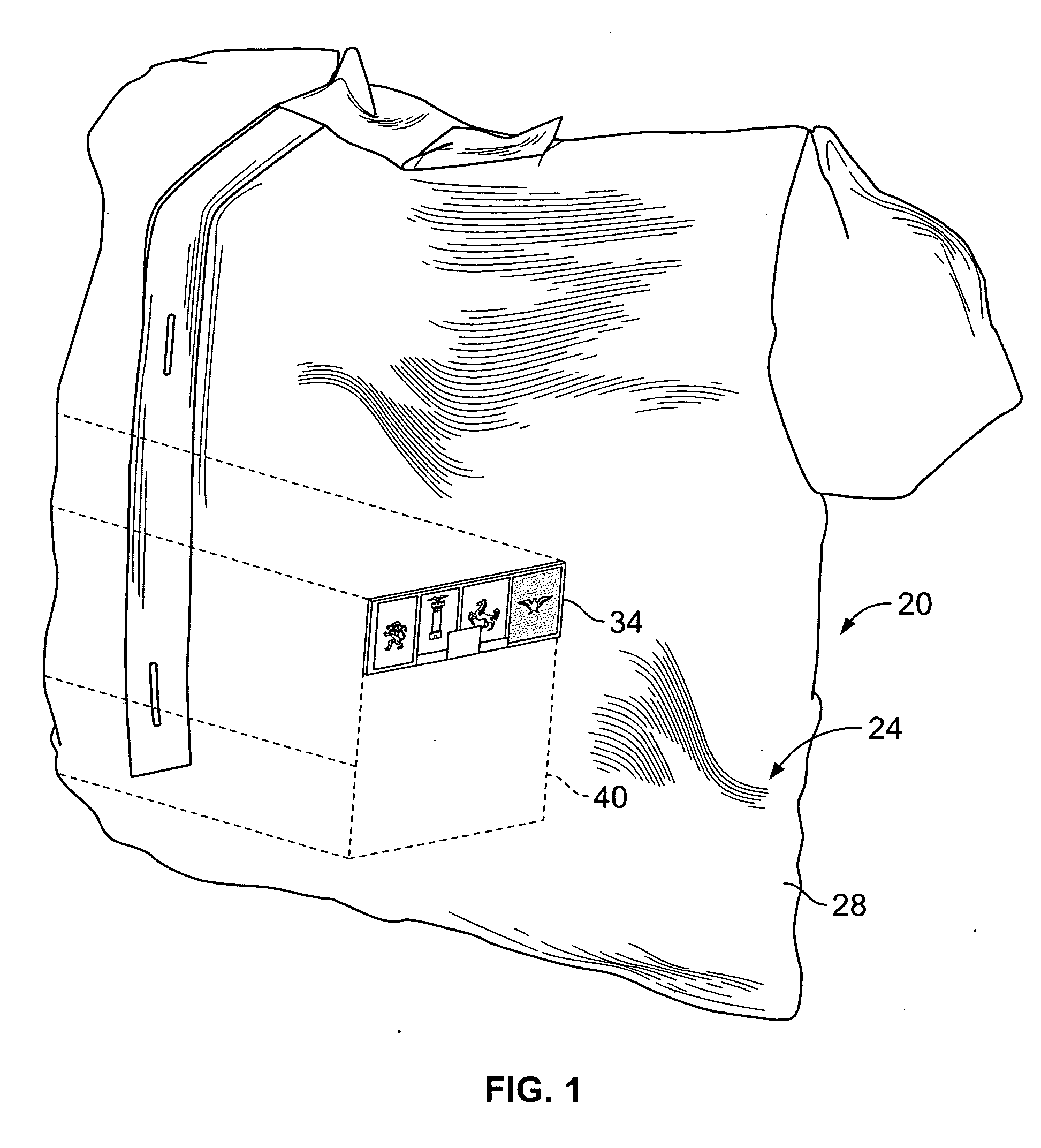 Interior Pocket for Garment