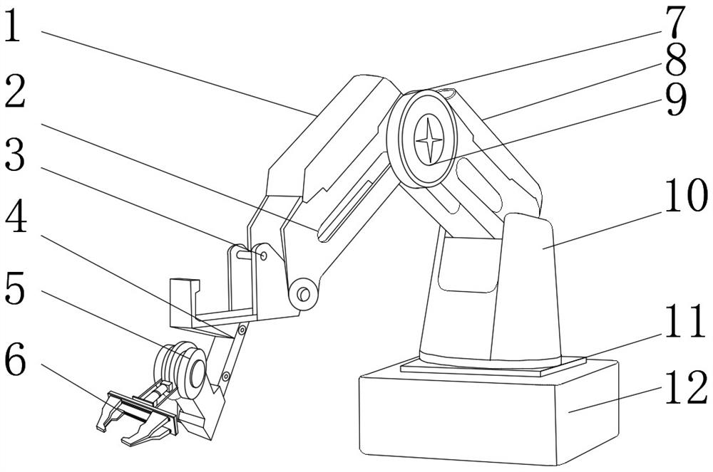 Industrial robot for positioning and mounting based on industrial production