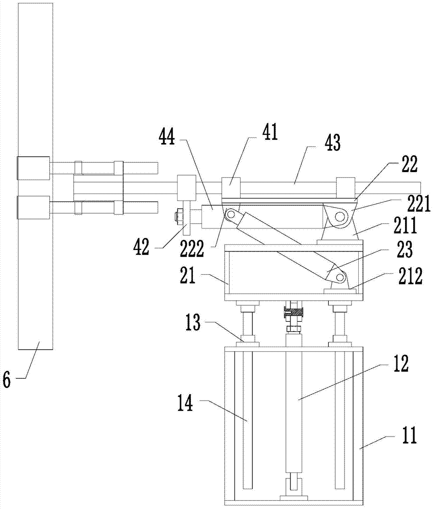 Alloy casting rod conveying device