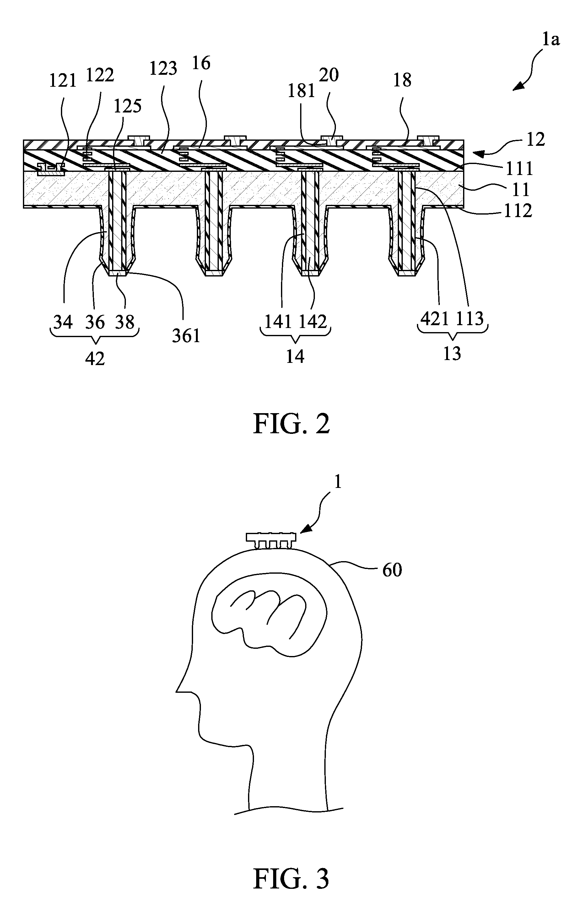Neural sensing device and method for making the same
