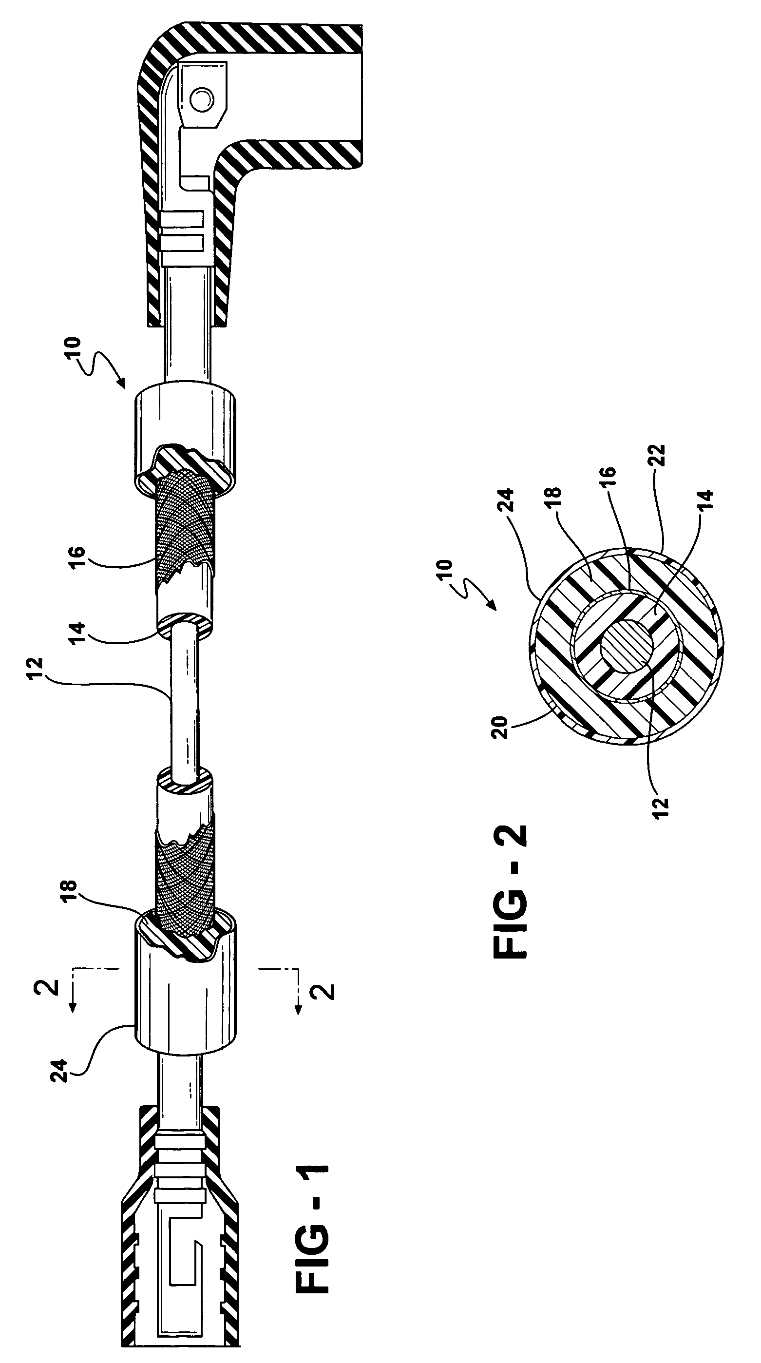 Ignition wire with grafted coating and method of making