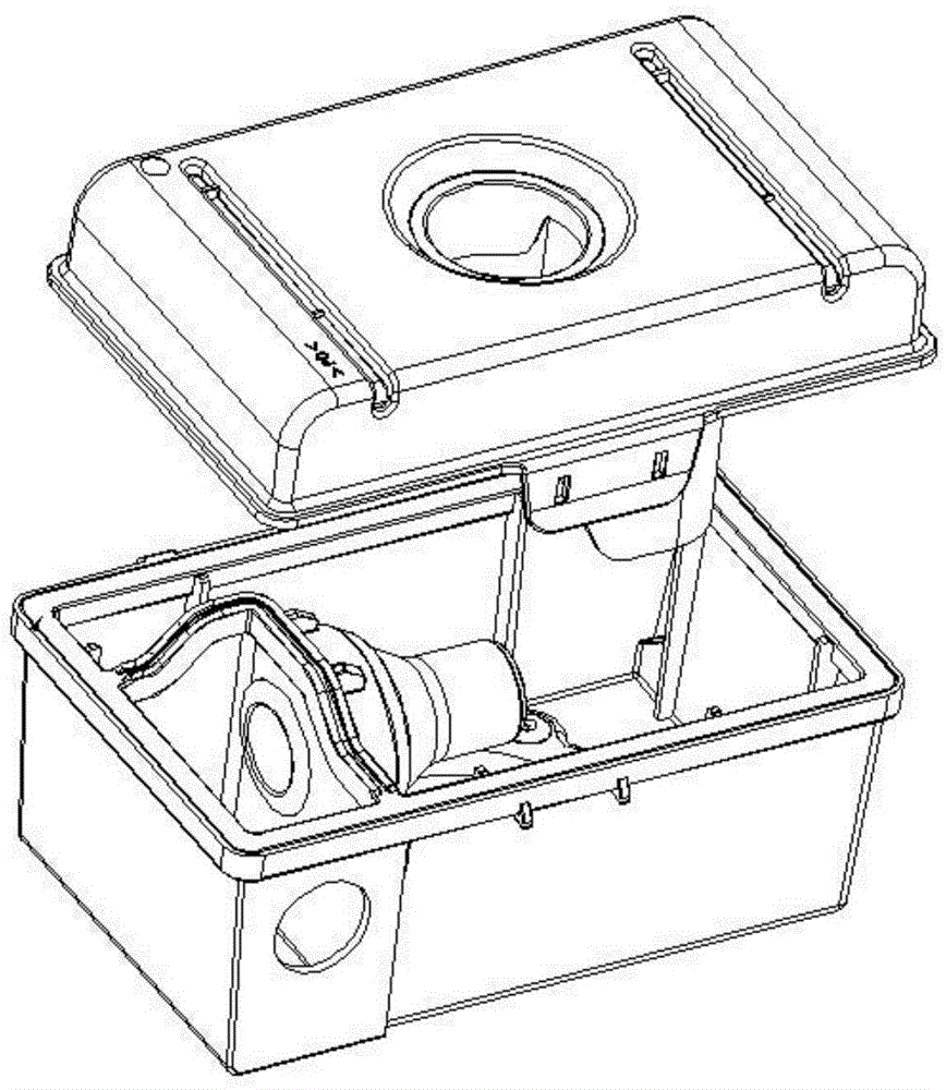 Water box of respirator