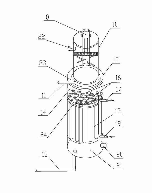 Boiler combustion smokeless zero-sewage sulfur-extraction energy-saving combining machine