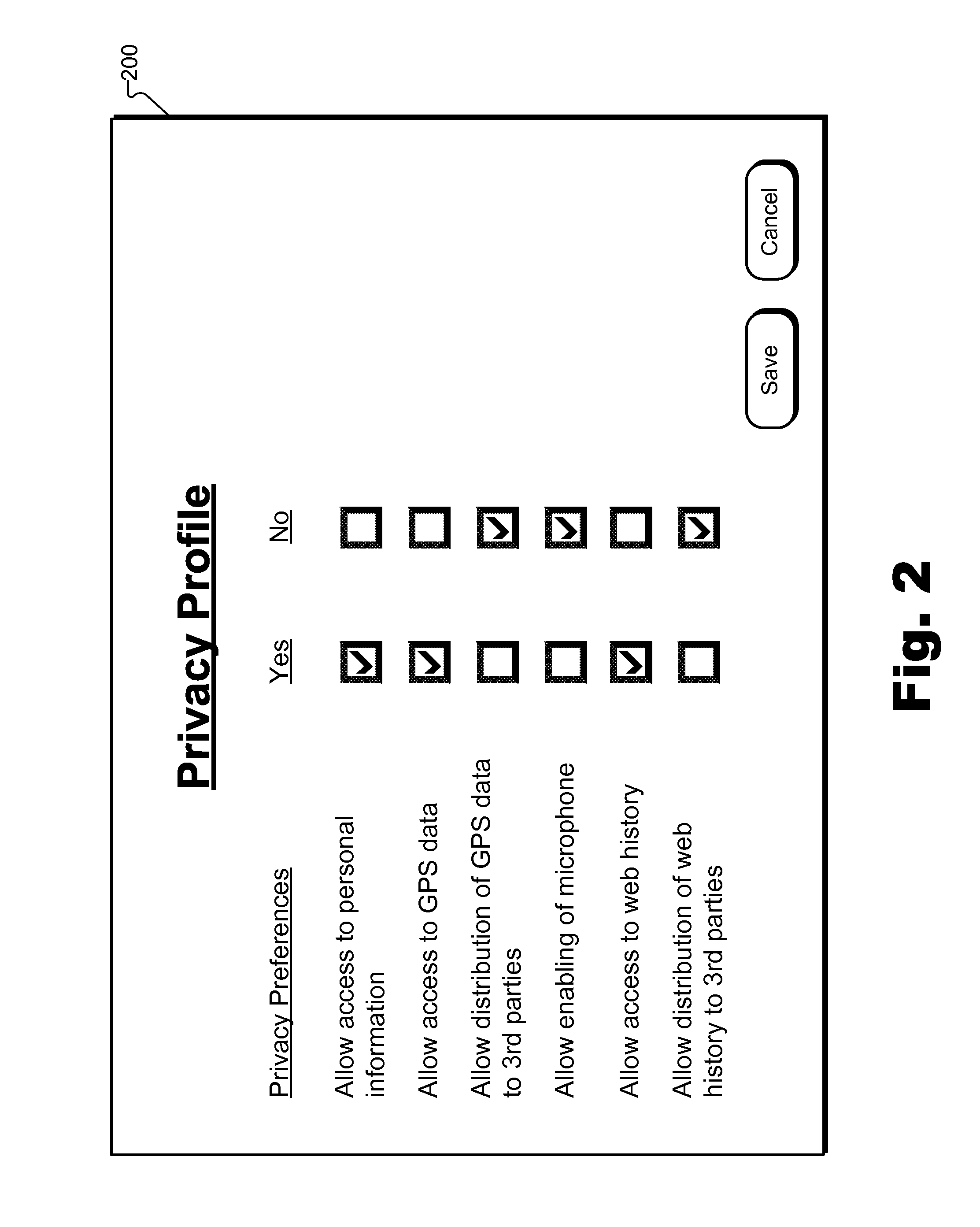 Methods and Systems for Providing a Notification of a Compliance Level of an Application With Respect to a Privacy Profile Associated With a User