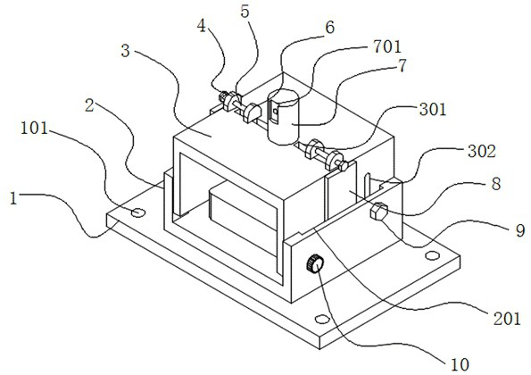 An experimental mold for performance testing of silicone rubber