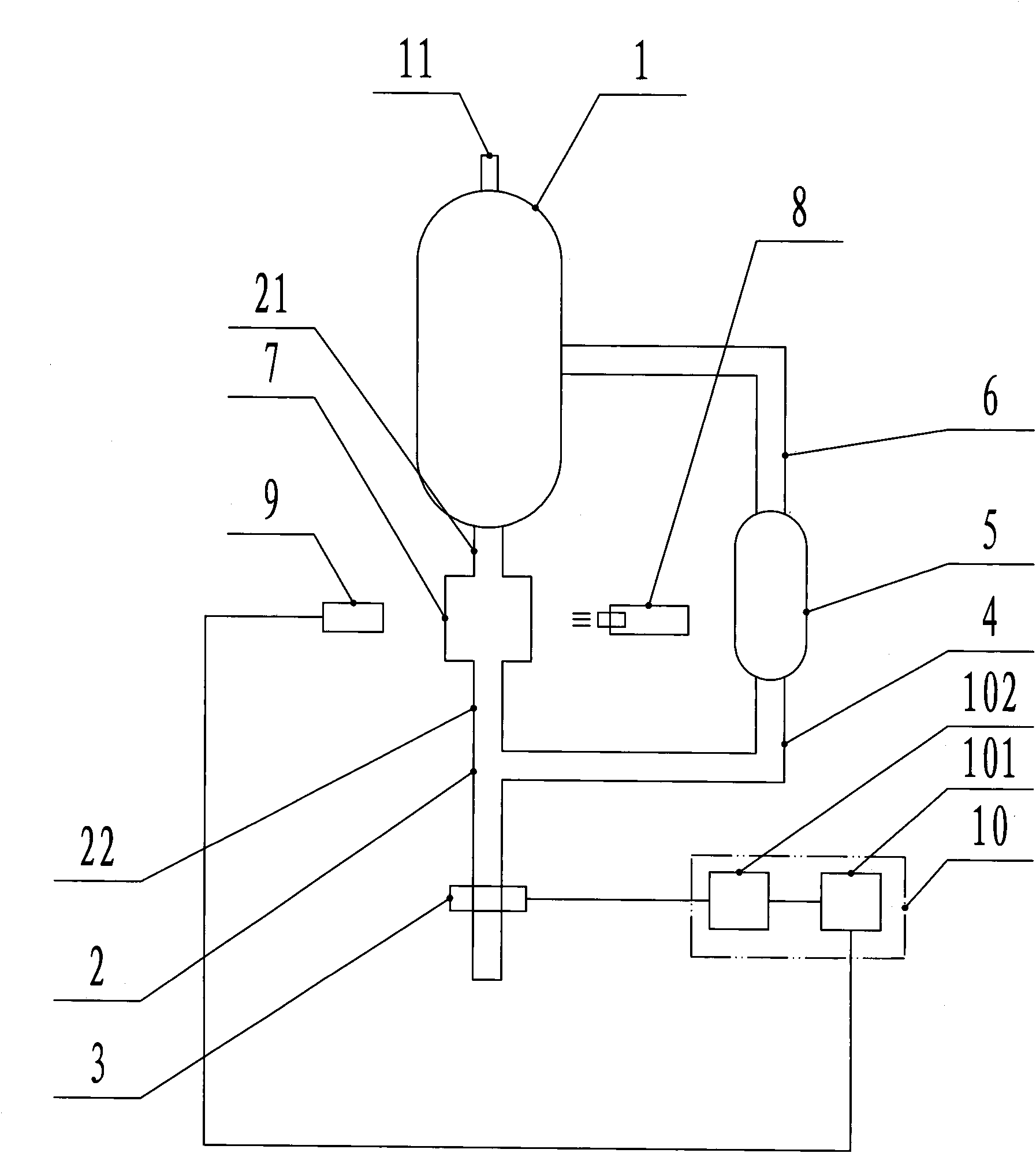 Chemical product concentration and crystallization device with detector