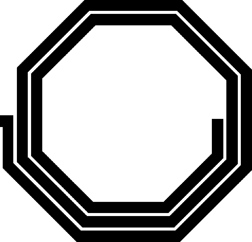 Laminated structure of radio frequency transformer