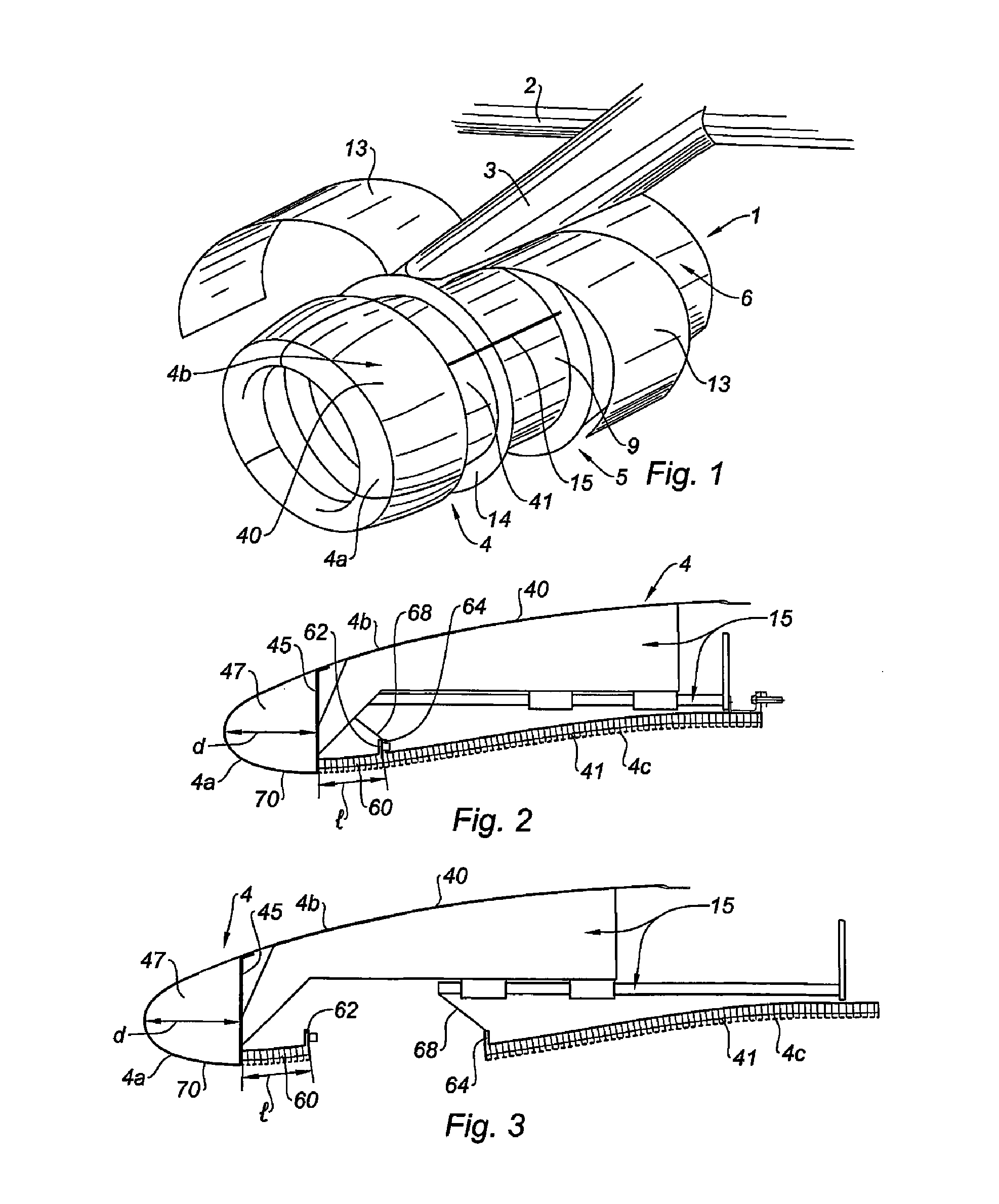 Air intake structure for a turbine engine nacelle
