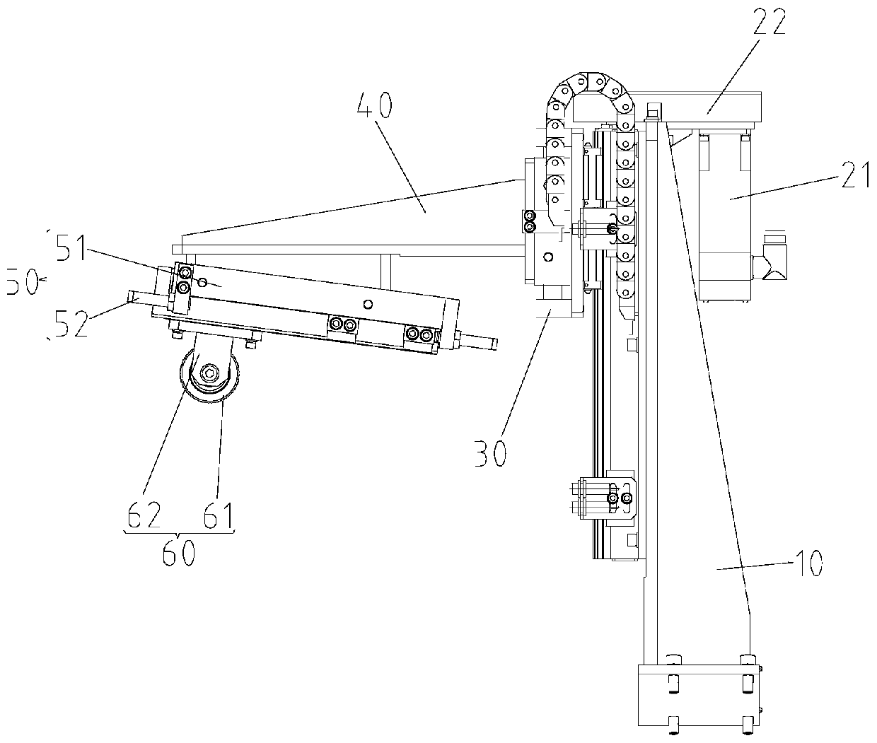 Bead filler joint stitching device